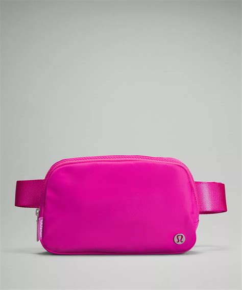 lululemon belt bag sonic pink.